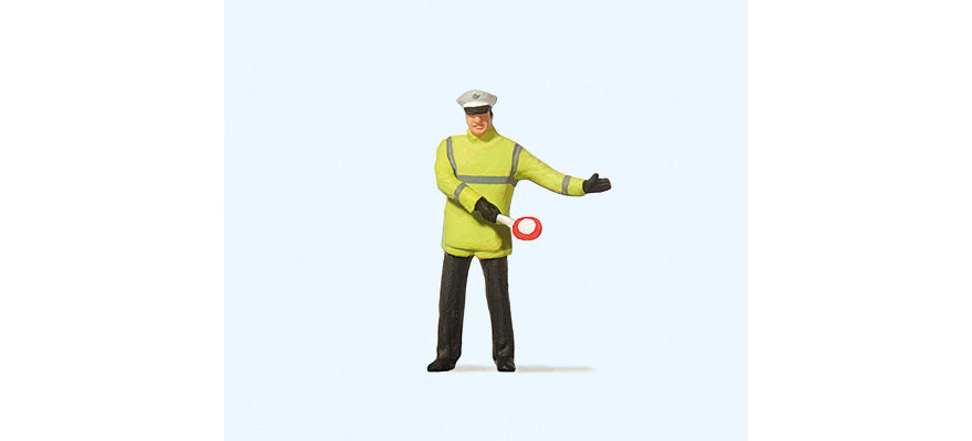 Preiser 28033 HO Scale Toll Collector Figure