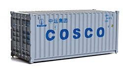 Walthers SceneMaster 949-8071 HO 20' Corrugated Container - COSCO