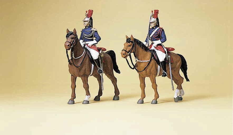 Preiser 10435 HO Republican Guards on Horseback Figure Set