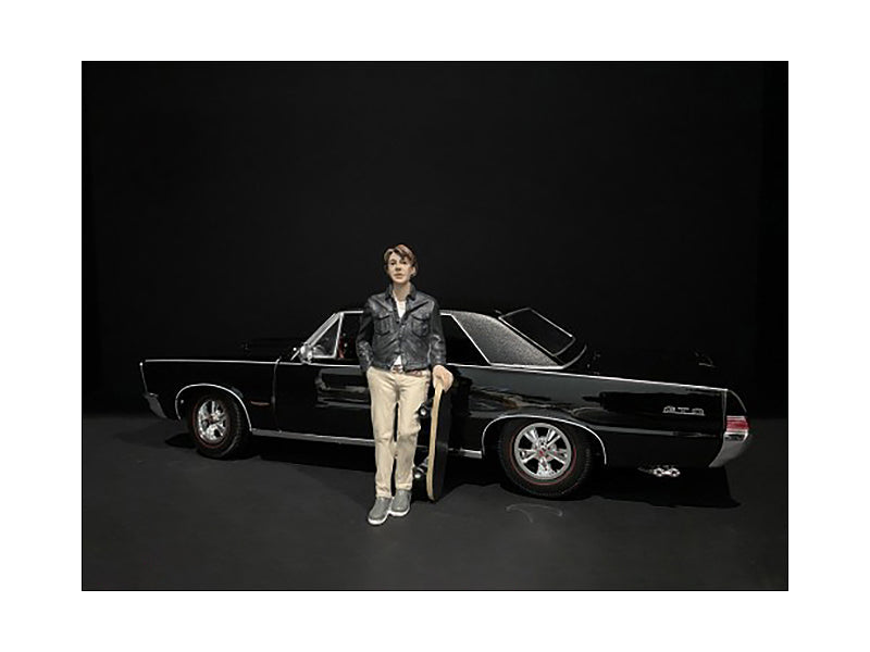 Skateboarder Figurine III for 1/18 Scale Models by American Diorama free shipping USA