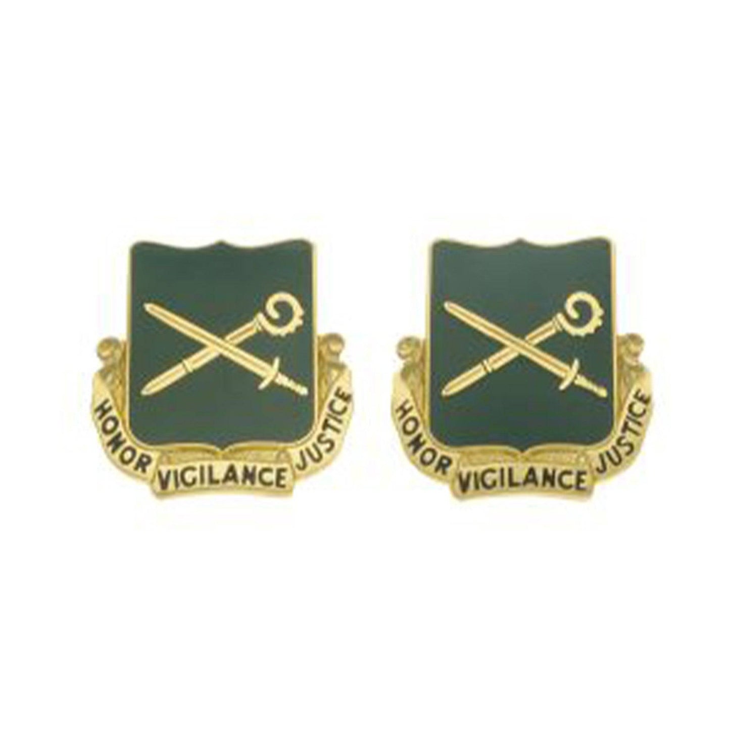 U.S. Army 385th Military Police Battalion Unit Crest (Pair)