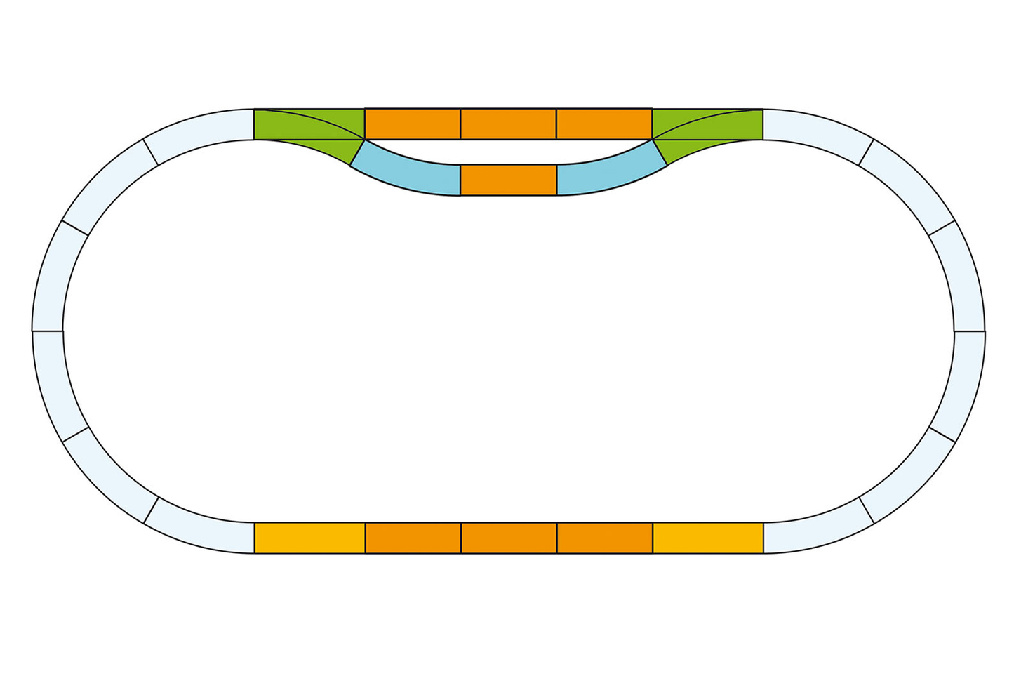 Piko 35300 G Scale Station Track Set