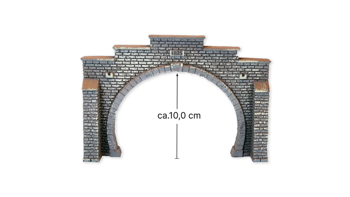 Noch 58052 HO Scale Double-Track Tunnel Portal, PROFI-Plus