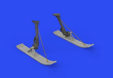 Eduard 648752 1/48 Aircraft- Z126/226 Landing Gear Skis for EDU (Photo-Etch & Re