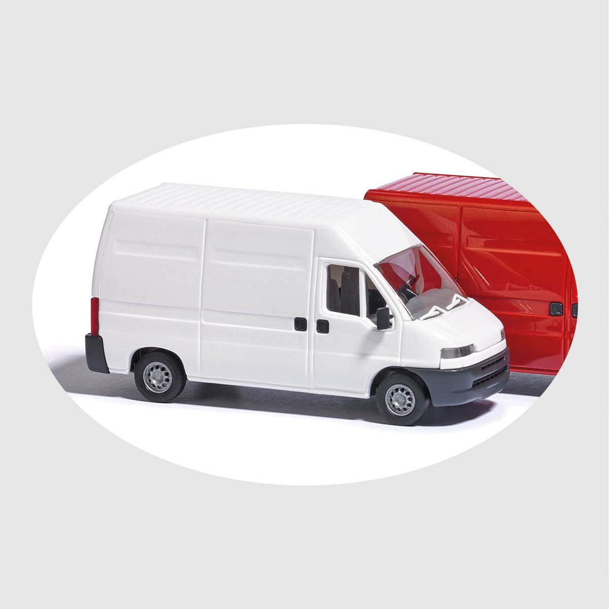 Busch 89112 HO Scale Fiat Ducato Van Model, White