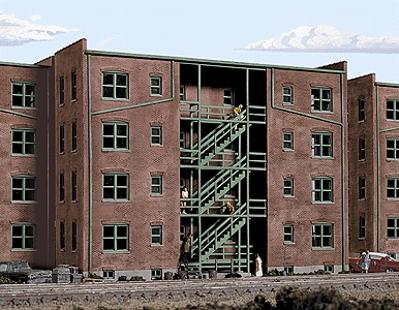 Walthers Cornerstone 3177 HO Parkview Terrace Background Building