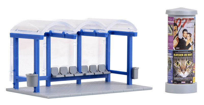 Kibri 38142 1/87 Scale Bus Stop