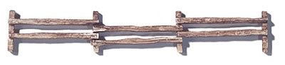 Noch 13030 HO Scale Pasture Fence -- 2-Slat - 1/2 x 40" 1.3 x 102cm