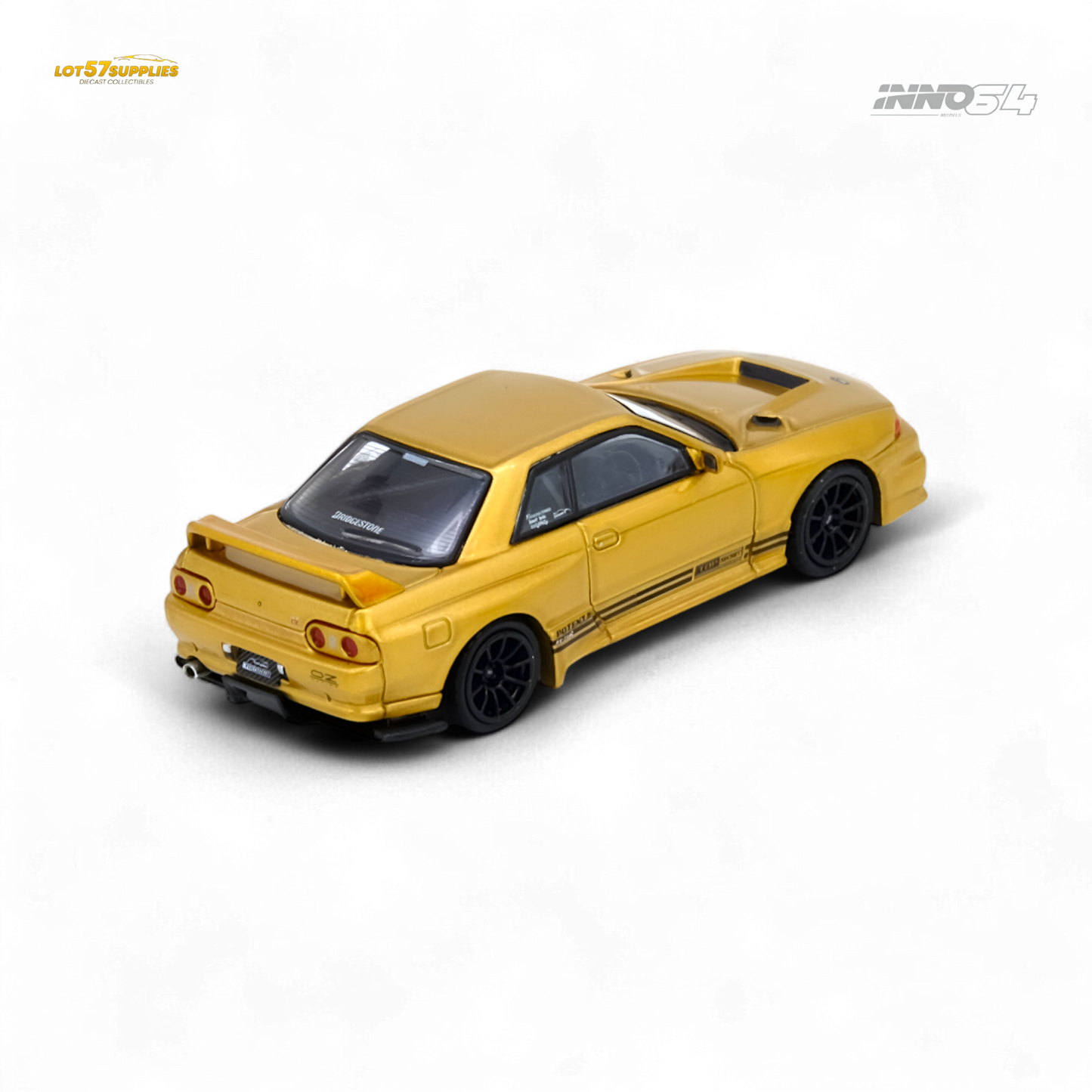 INNO64 Top Secret BNR32 GT-R 650R Gold 1:64