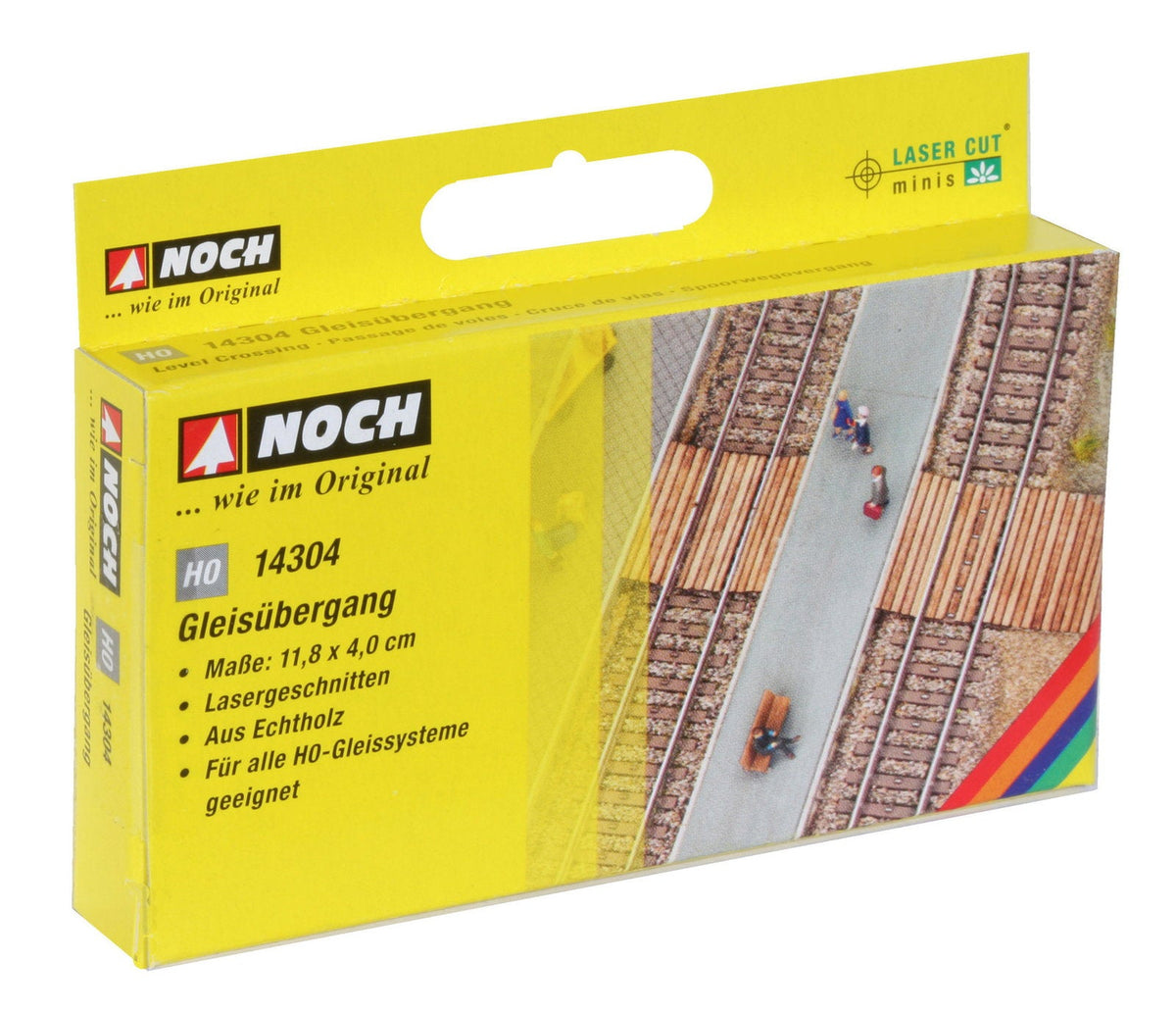 Noch 14304 HO Scale Wooden Level Crossing Laser-Cut Kit
