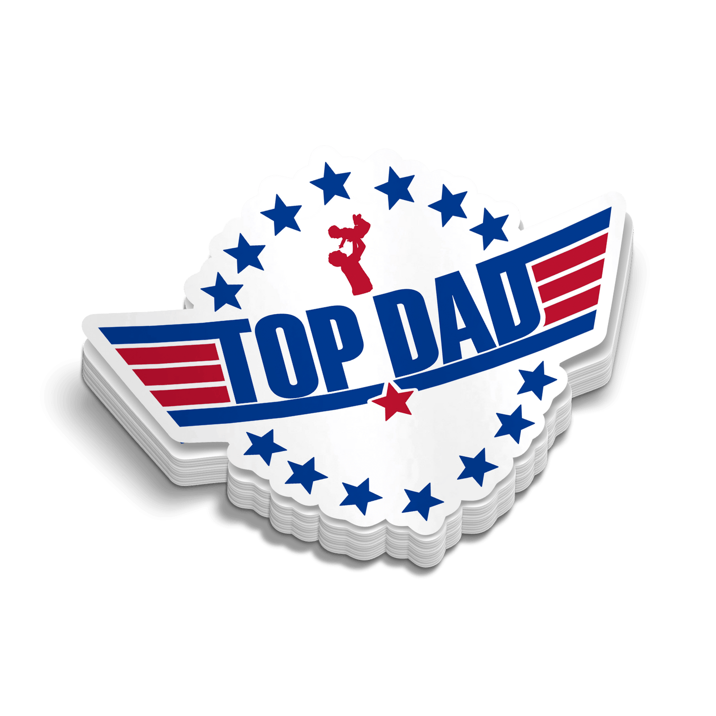 Top Dad - Hard Hat Decal