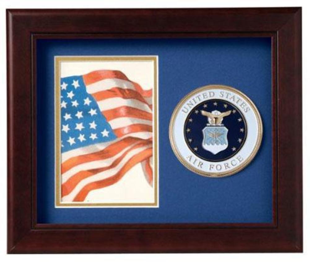 Flag Connections United States Air Force Vertical Picture Frame