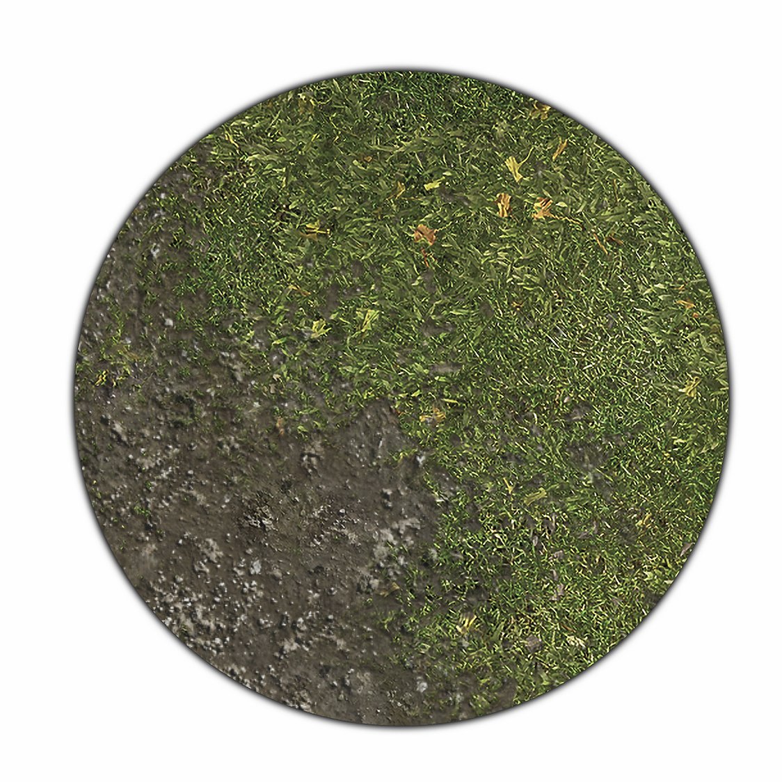 Monster Scenery: 3x3 Game Mat - Broken Grassland/Desert Scrubland