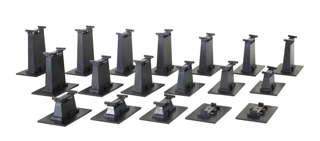 Bachmann 44595 HO Scale Train E-Z Track System 18-PCS Graduated Pier Bridge Set