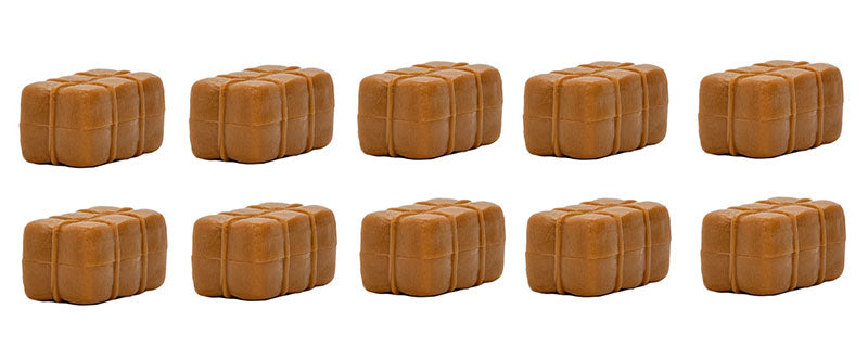 Vollmer 45243 1/87 Square Hay Bales 10-Piece Set, HO Scale