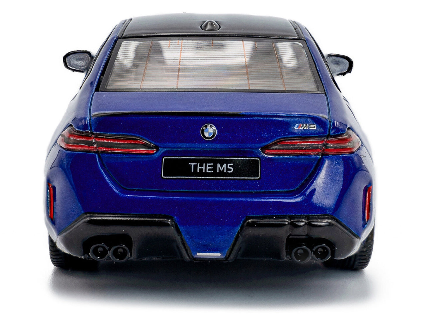 2024 BMW M5 Sedan Marina Bay Blue Metallic with Black Top 1/43 Diecast Model Car by Solido