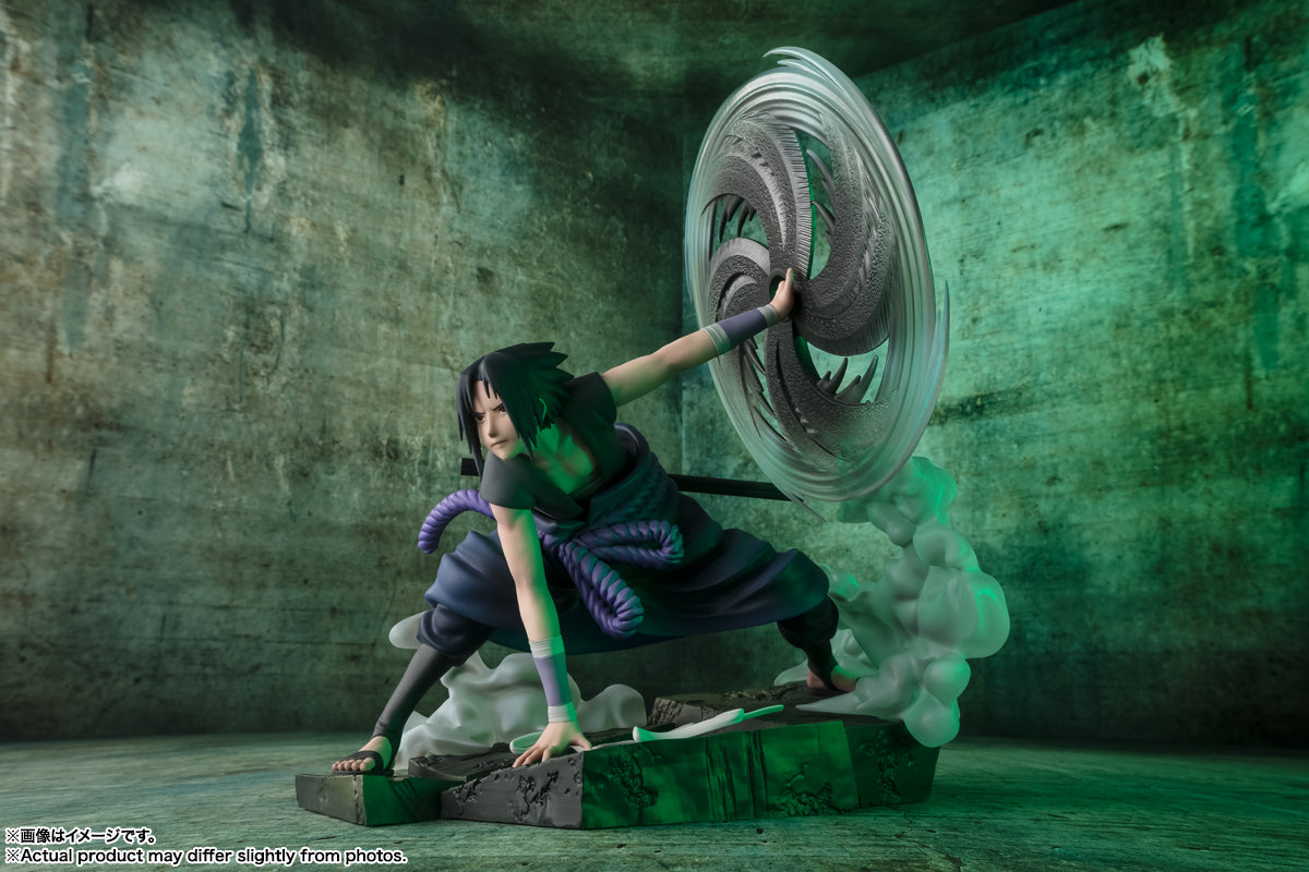 Naruto Shippuden - Sasuke Uchiha Figuarts ZERO Figure (The Light & Dark of the Mangekyo Sharingan Ver.)