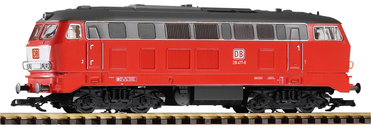 Piko 37512 G Scale DB BR 218 Diesel w/Bib, Sound