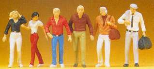 Preiser 68204 1/50 Scale 1/50 Scale Figures People Walking pkg(6)