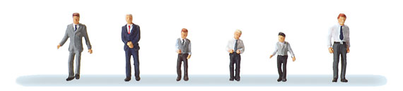 Preiser 79221 N Scale Churchgoers Figure Set (Set 2)