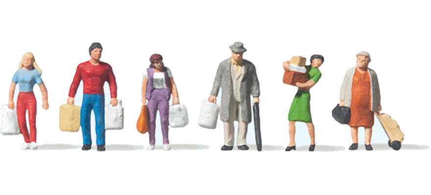 Preiser 79015 N Scale Shoppers Figure Set