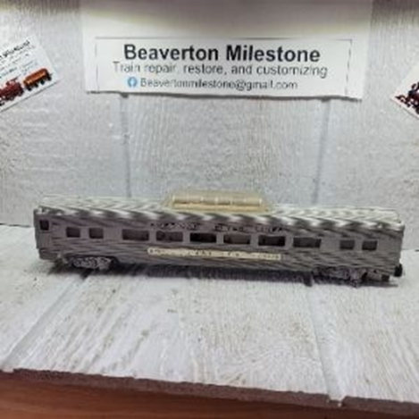 AMERICAN FLYER AFL HAMILTON VISTA DOME CAR, 53, 58 (A) SATIN SILVER 963