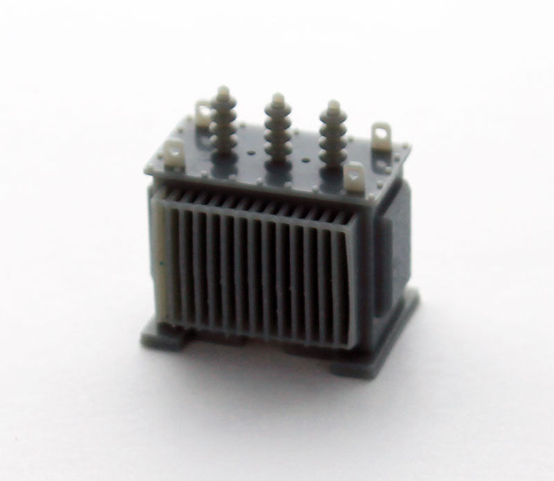 3D To Scale 87-440-GY 1/87 Electrical Transformer, Grey