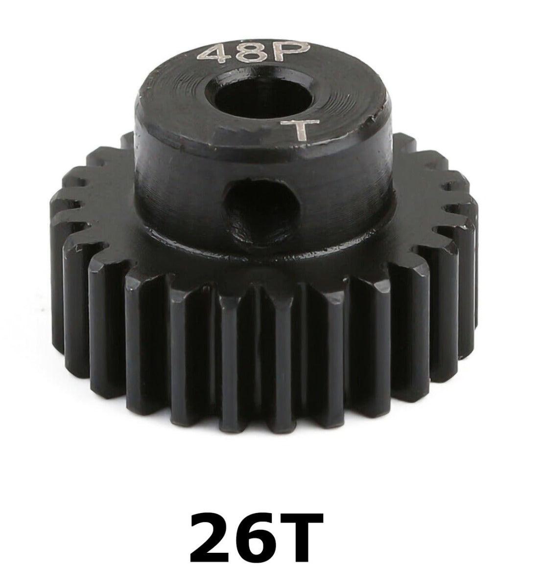Powerhobby Hardened Steel 48P 5MM 26T Pinion Gear