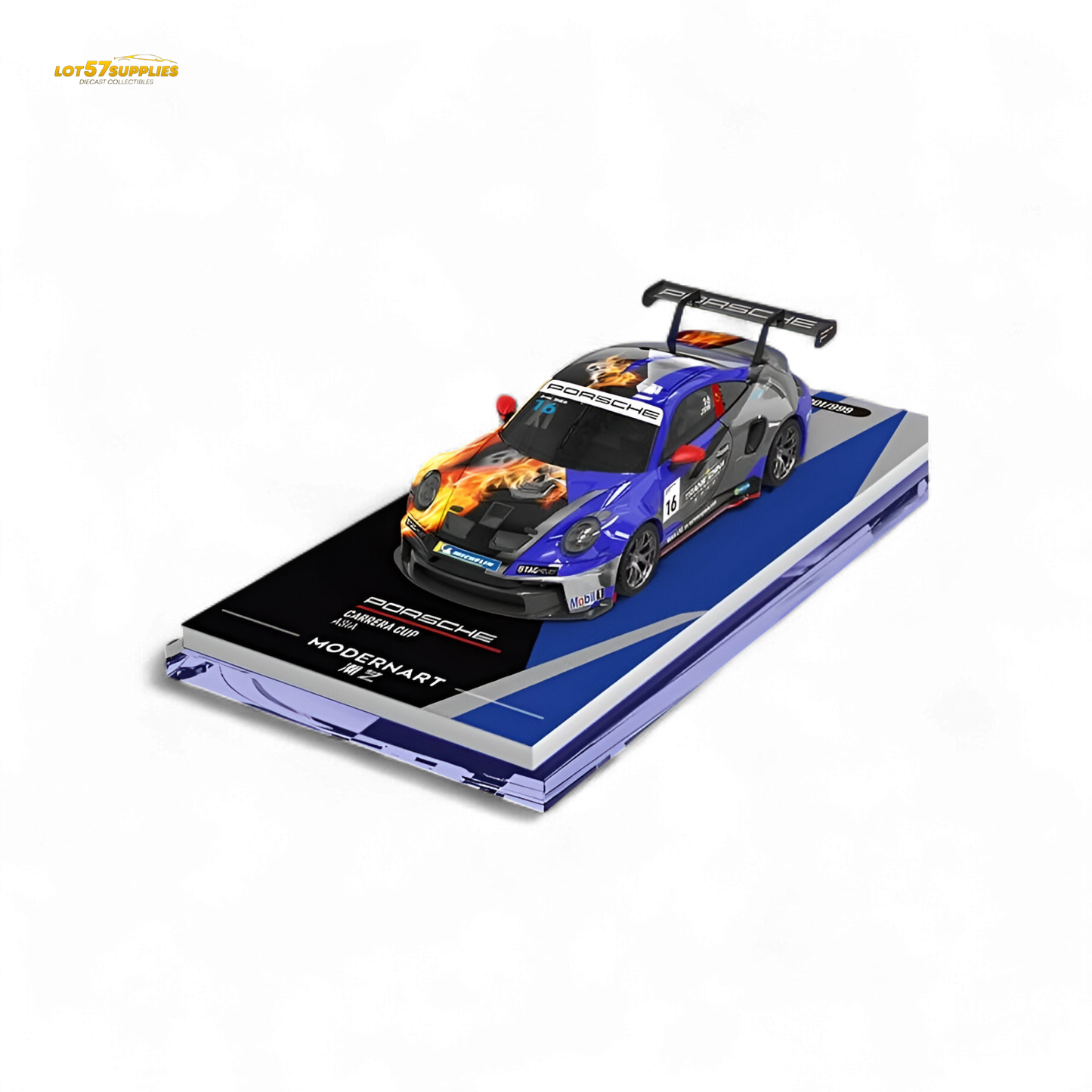 Modernart Porsche 911 GT3 Carrera Cup Asia Masters #16 1:64