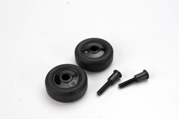 Traxxas 4976 Wheels (4) Axles/Wheelie Bar (2) T-Maxx Stampede Slash