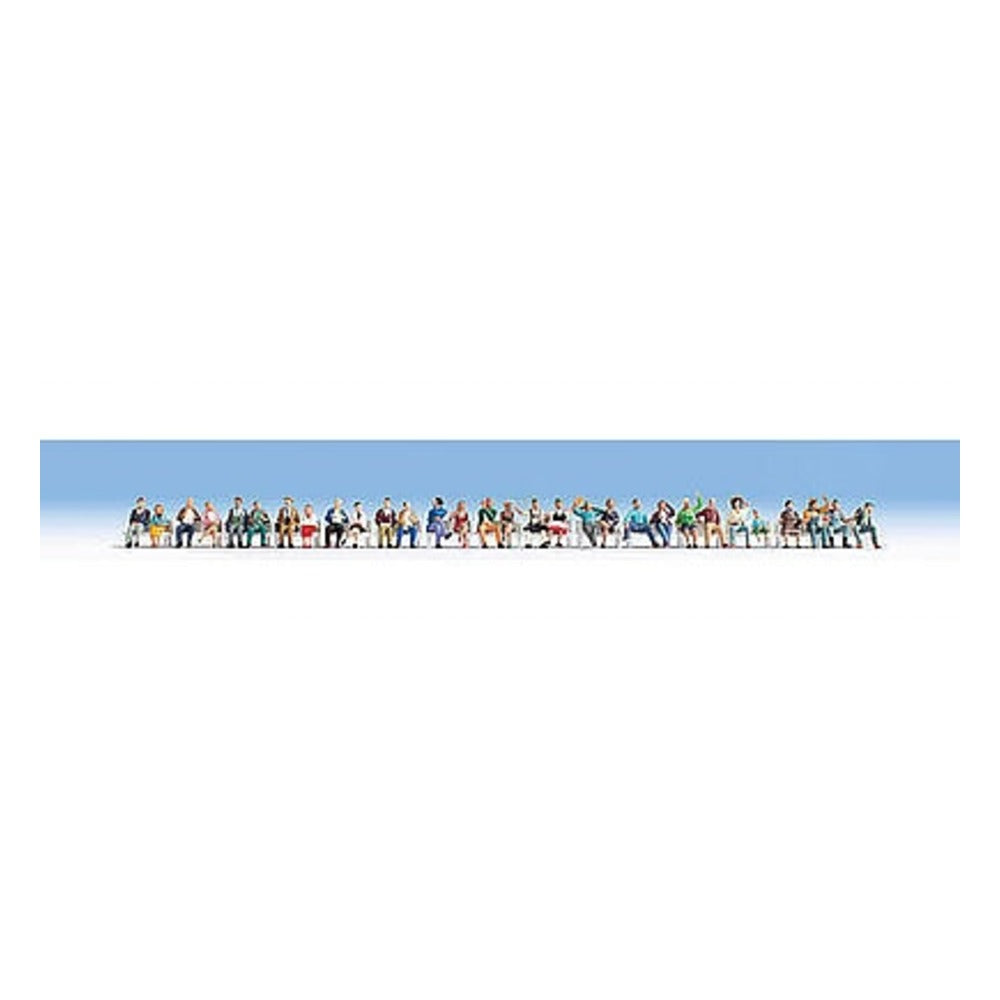 Noch 16045 HO Scale Seated People Mega Set -- pkg(30)