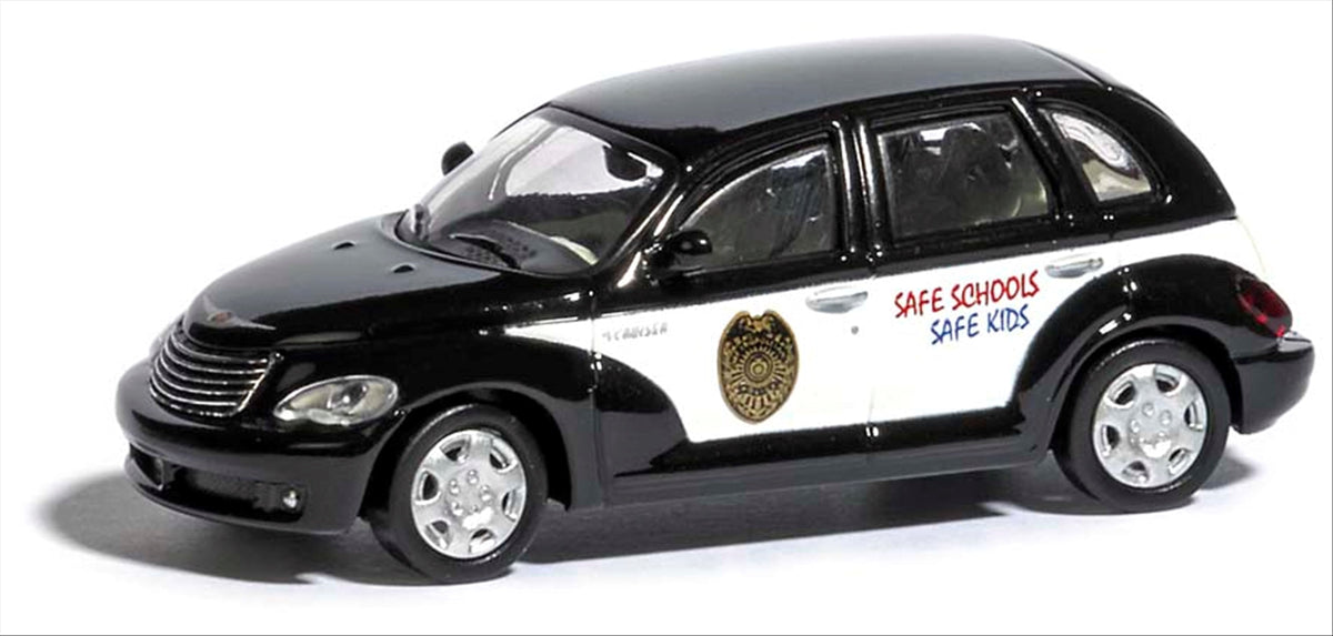 Busch 9838961 HO Scale Chrysler PT Cruiser, School Officer Car