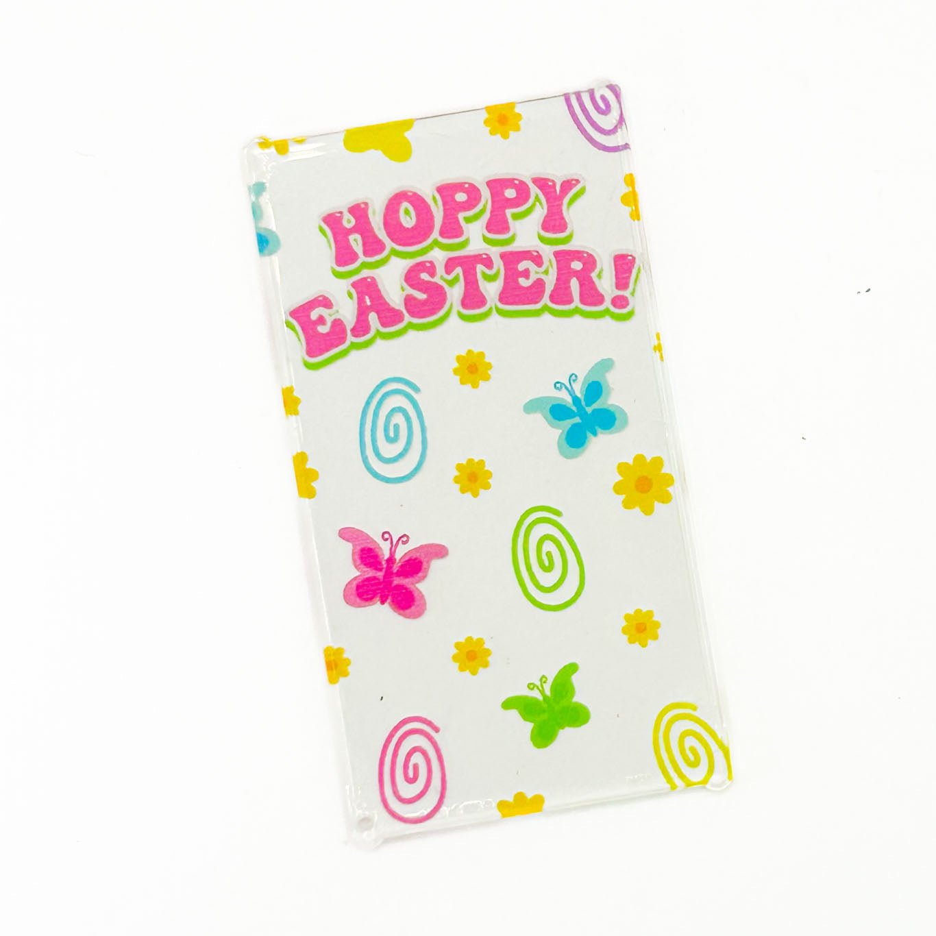 Hoppy Easter 4x6 Glass Window made using LEGO part - B3 Customs