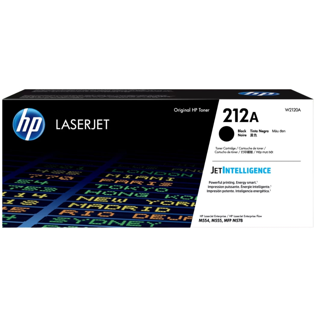 New, Pre-Owned - HP 212A Black LaserJet Toner Cartridge, W2120A