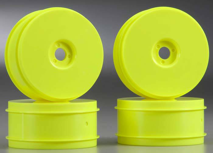 Associated 89297 Wheels 83mm Yellow (4) RC8B RC8.2 RC8