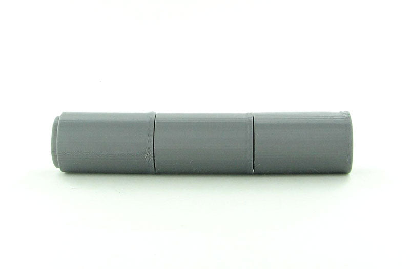 3D To Scale 64-127-GY 1/64 Concrete 48 Culvert, Grey 3 Pack