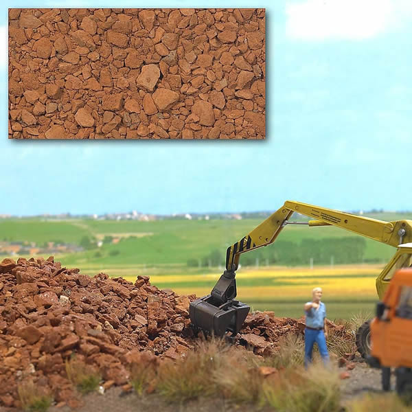Busch 7531 HO Scale Crushed Brick -- 6oz 200ml