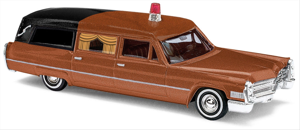Busch 42924 HO Scale 1966 Cadillac Hearse, Ready-Made Model