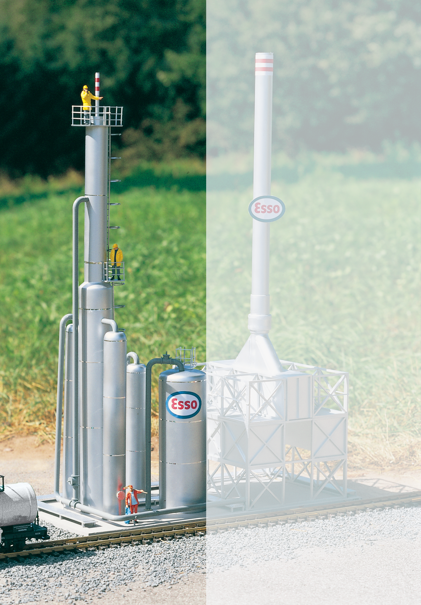 Piko 62047 G Scale Refinery Cracking Plant, Building Kit
