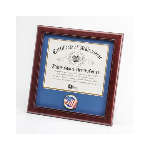 American Flag Medallion 8-Inch by 10-Inch Certificate Frame