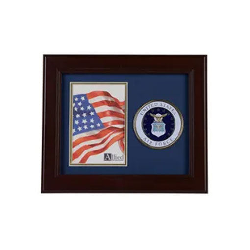 U.S. Air Force Medallion 4-Inch by 6-Inch Portrait Picture Frame by The Military Gift Store