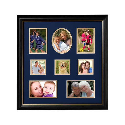 Decorative 16-Inch by 17-Inch Collage Picture Frame