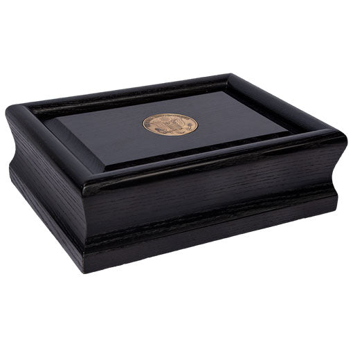 Flags Connections - Patriot Urn - Great Seal of U.S. - Black, Cherry or Oak.