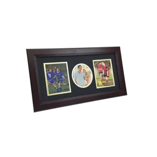 Decorative 8-Inch by 16-Inch Collage 3-Picture Frame