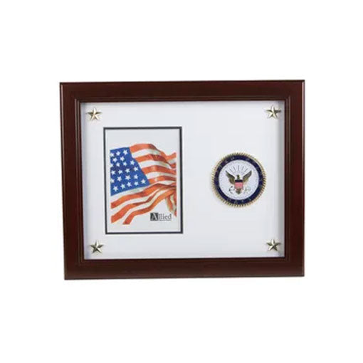U.S. Navy Medallion 5-Inch by 7-Inch Picture Frame with Stars