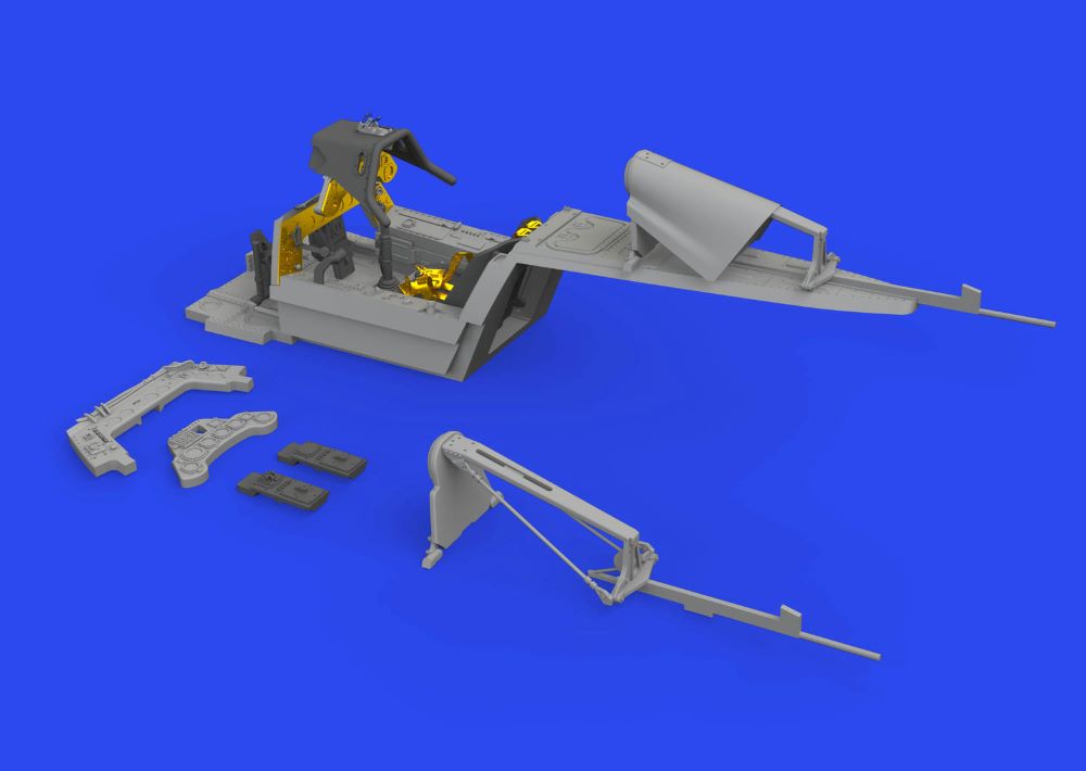 Eduard 648824 1/48 Aircraft- Fw190F8 Cockpit for EDU (Photo-Etch & Resin)