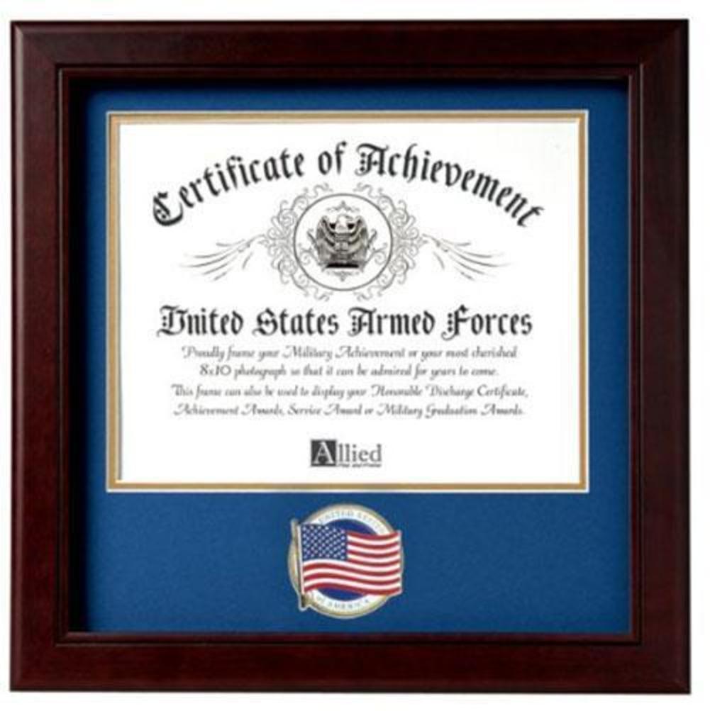 Flag Connections Patriotic Certificate of Achievement Frame.