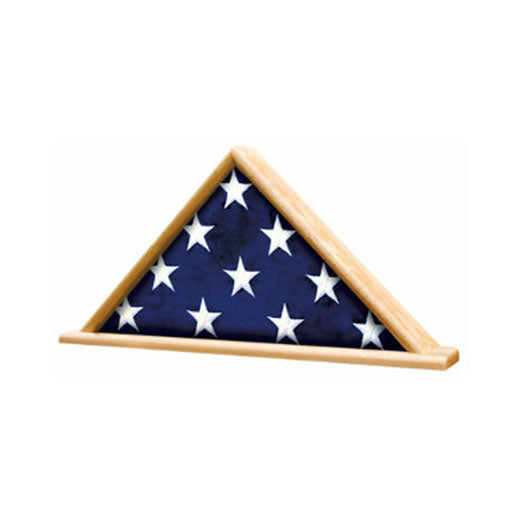Memorial Flag Display Shadow Box - Fit 5' x 9.5' Casket flag.
