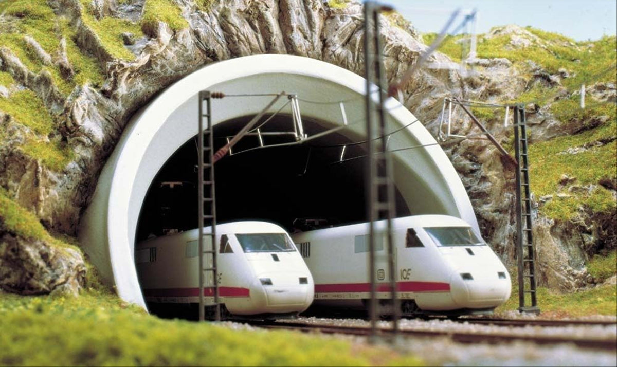 Busch 7021 HO Scale ICE Double-Track Tunnel Portal