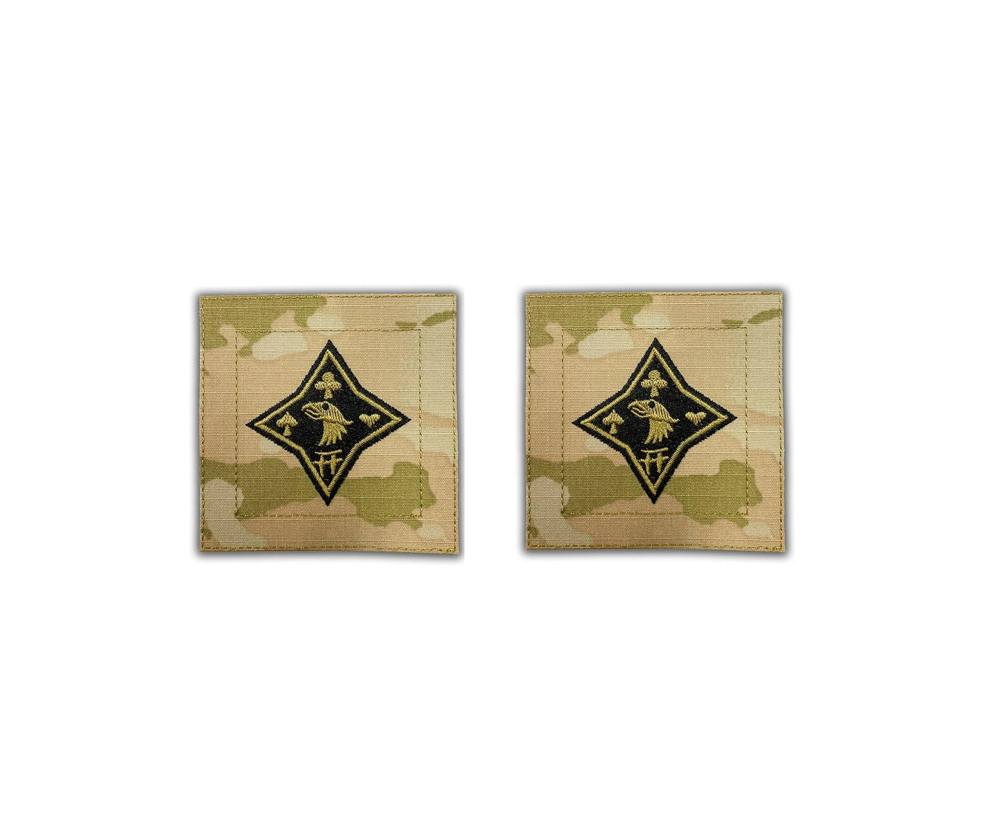 U.S. Army 101st Sustainment OCP Helmet Patch (pair)